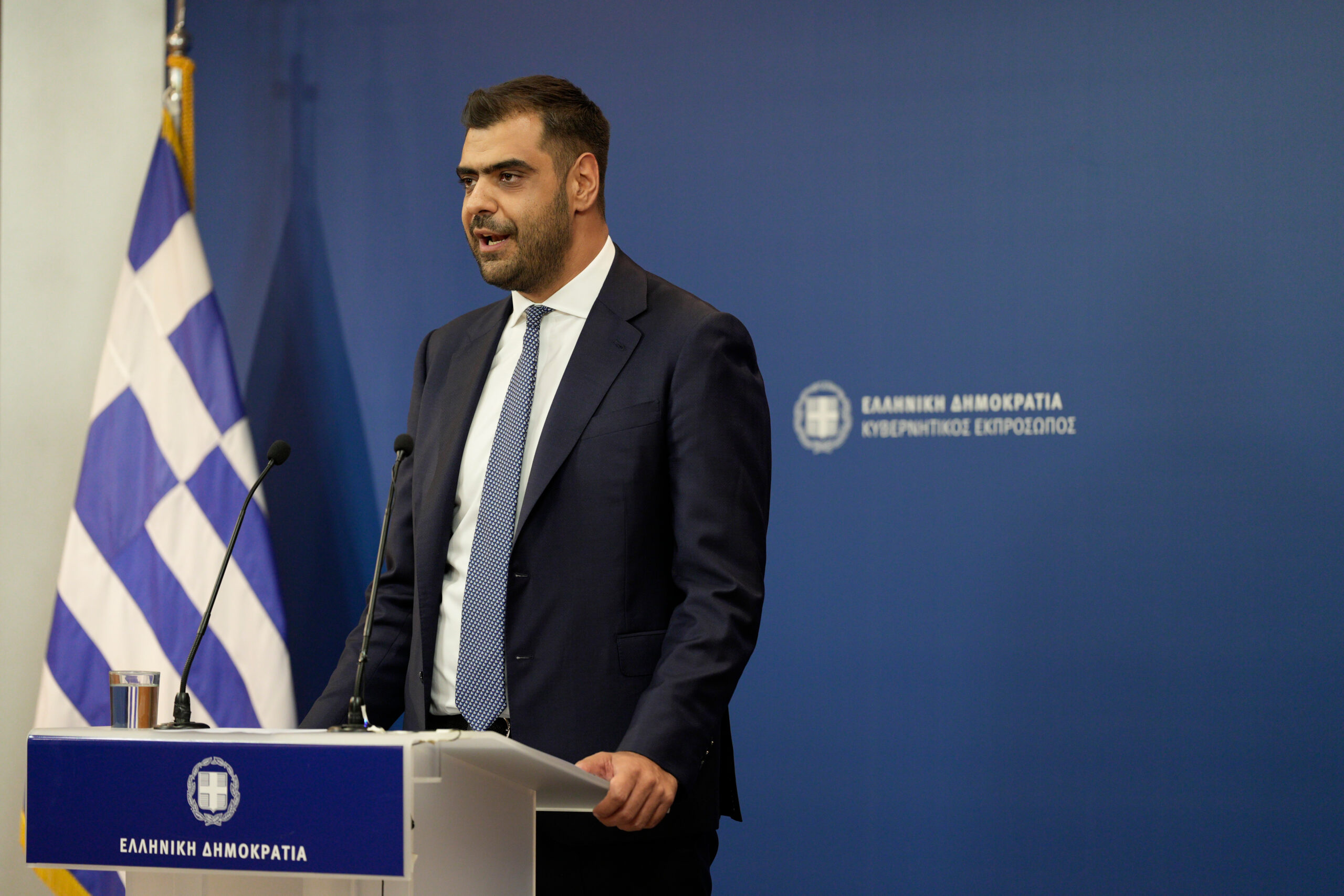 Παύλος Μαρινάκης: Ενημέρωση του κυβερνητικού εκπροσώπου