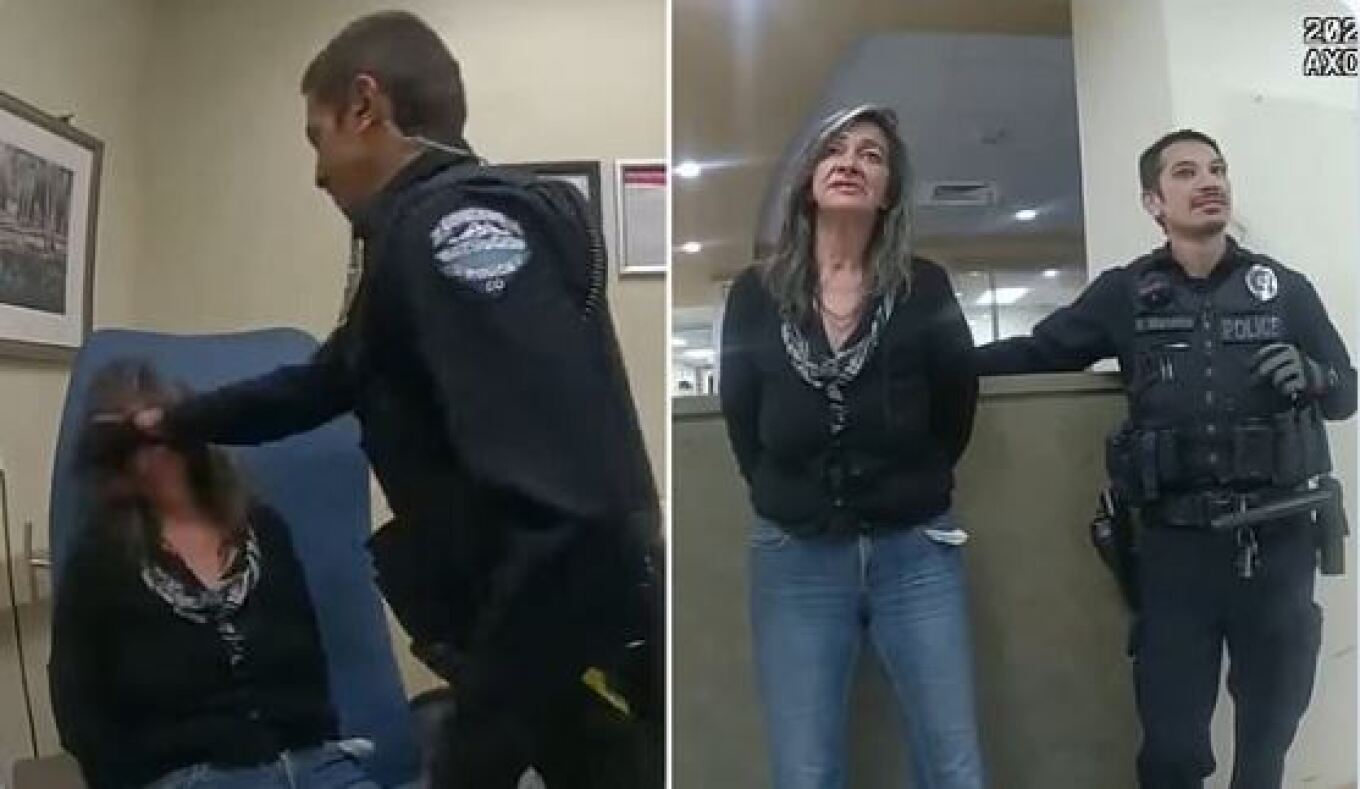 Κολοράντο: Σάλος με βίντεο που δείχνει αστυνομικό να ρίχνει μπουνιά σε γυναίκα που φοράει χειροπέδες