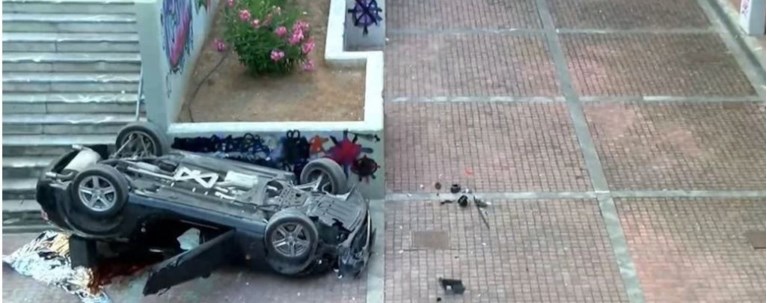 Νέο Ηράκλειο: Αυτοκίνητο αναποδογύρισε στον σταθμό του ΗΣΑΠ, νεκρός ο οδηγός