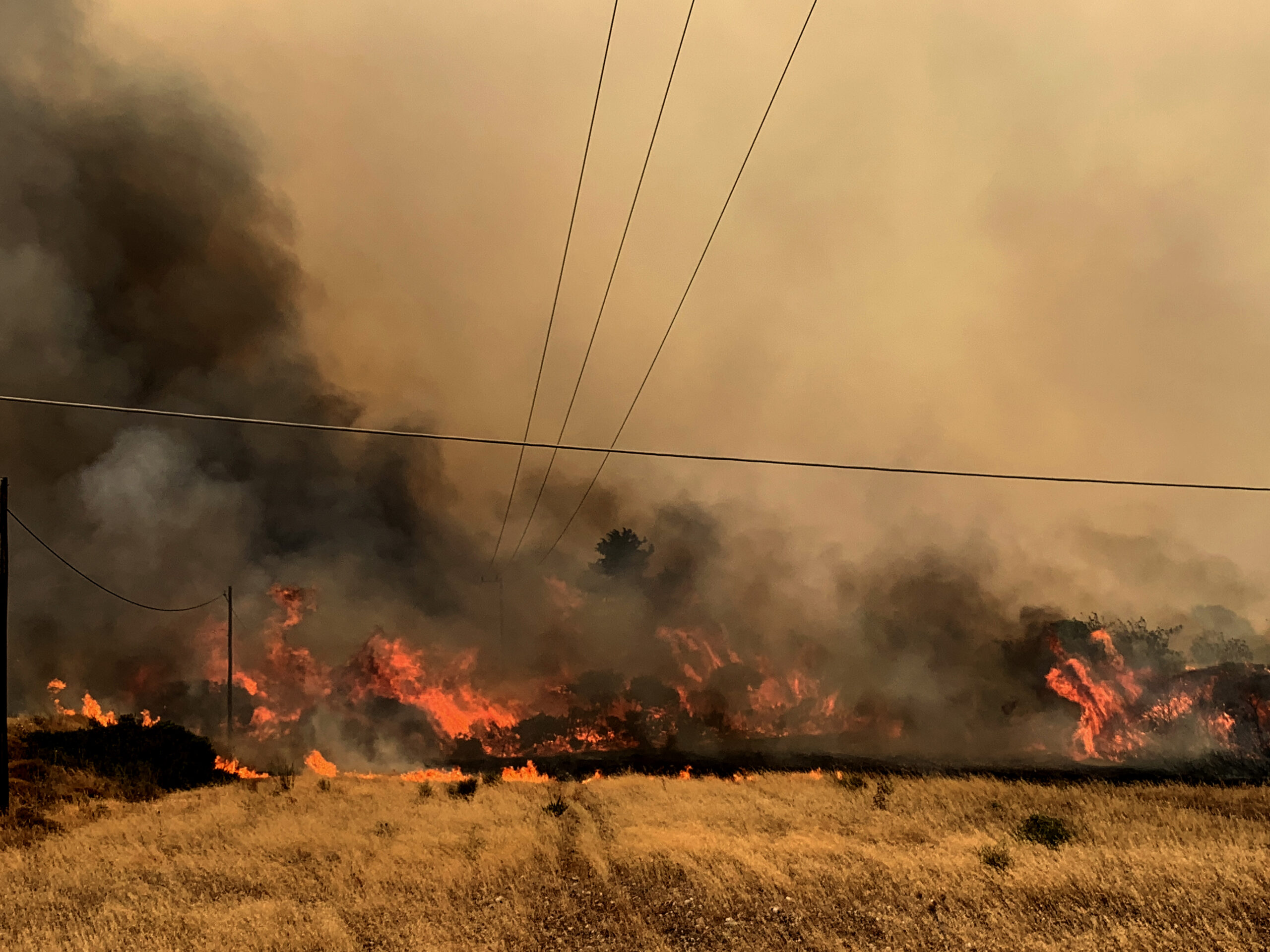 Φωτιά στην Κέρκυρα: Εκκενώνεται η περιοχή Λούτσες