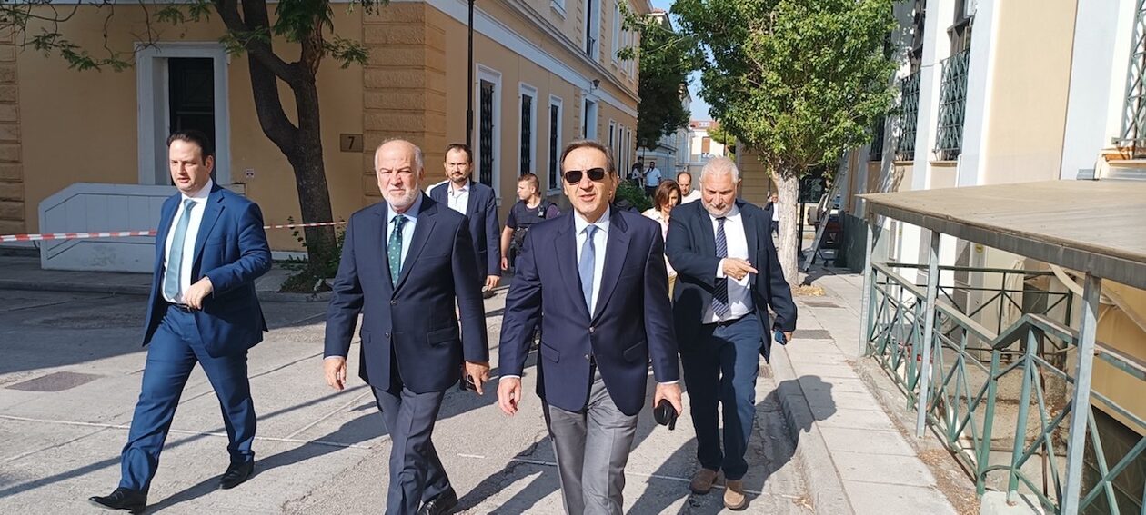 Η πρώτη επίσκεψη της νέας ηγεσίας του υπουργείου Δικαιοσύνης στο Πρωτοδικείο και το Εφετείο Αθηνών