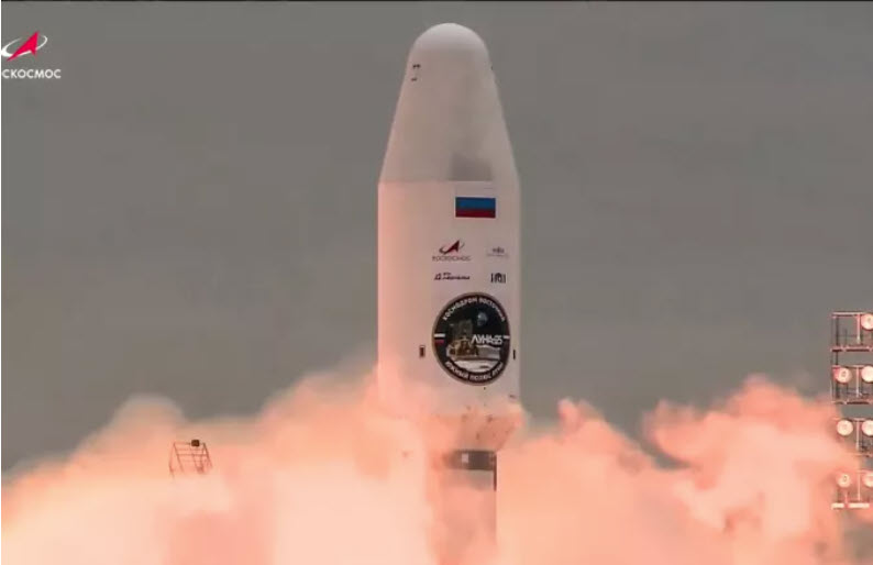Ανακοίνωση-αίνιγμα από τη Μόσχα: Σημειώθηκε «μη φυσιολογική κατάσταση» στο διαστημόπλοιο Luna-25