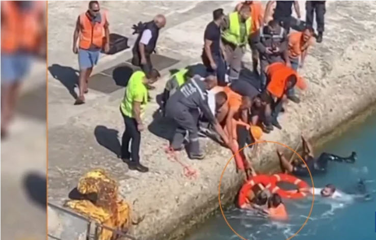 Λιμάνι Τήνου: Ηλικιωμένη έπεσε στη θάλασσα κατά την επιβίβαση λόγω δυνατού αέρα