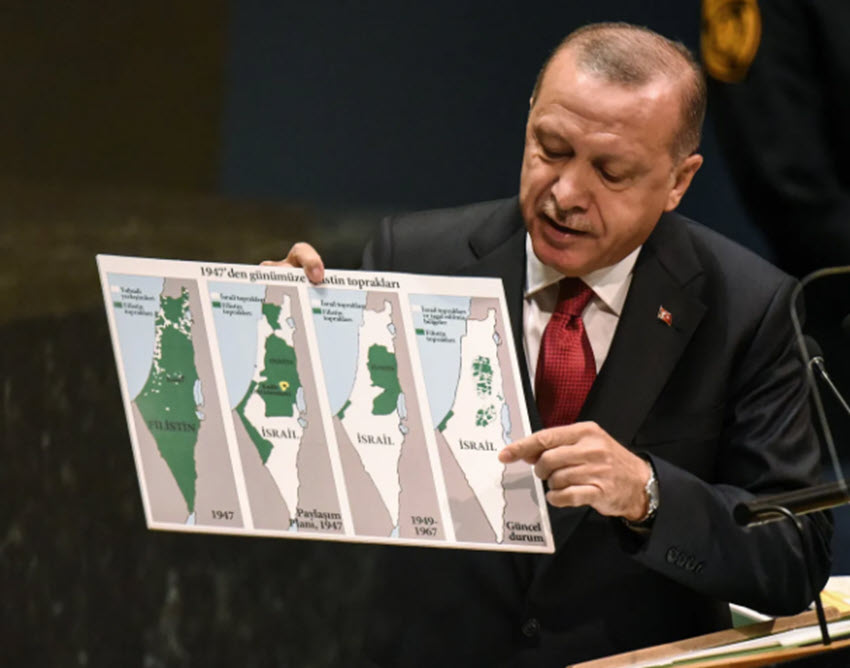 Ερντογάν: «Το Ισραήλ συνεχίζει να παραβιάζει θρασύτατα το διεθνές δίκαιο»
