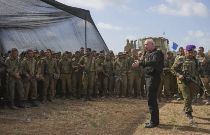 Υπουργός Άμυνας Ισραήλ σε στρατιώτες: "Σύντομα θα δείτε τη Γάζα από μέσα"