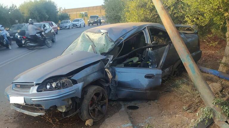 Κρήτη: Τροχαίο με εγκλωβισμό του 24χρονου οδηγού