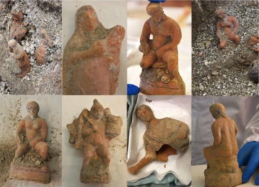 Πομπηία: Βρέθηκε παγανιστική «φάτνη» με 13 πήλινα αγαλματίδια