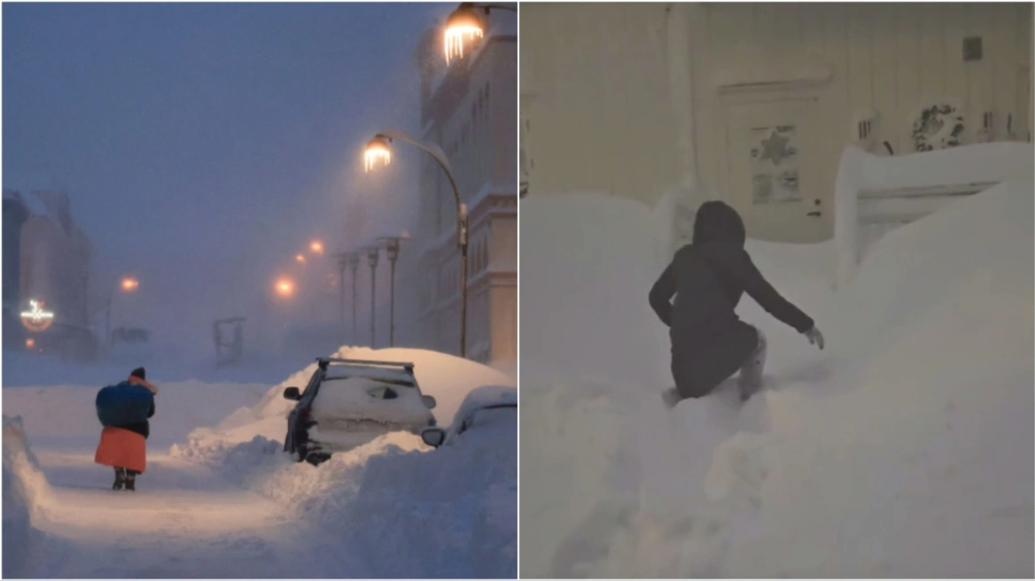 Νορβηγία: Θαμμένη στο χιόνι η χώρα, σκάβουν για να μπουν στα σπίτια τους!