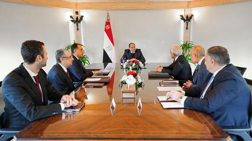 «Ο Πρόεδρος της Αιγύπτου Ελ Σίσι συναντά τον Πρόεδρο του Ομίλου Κοπελούζου, κ. Δημήτρη Κοπελούζο».