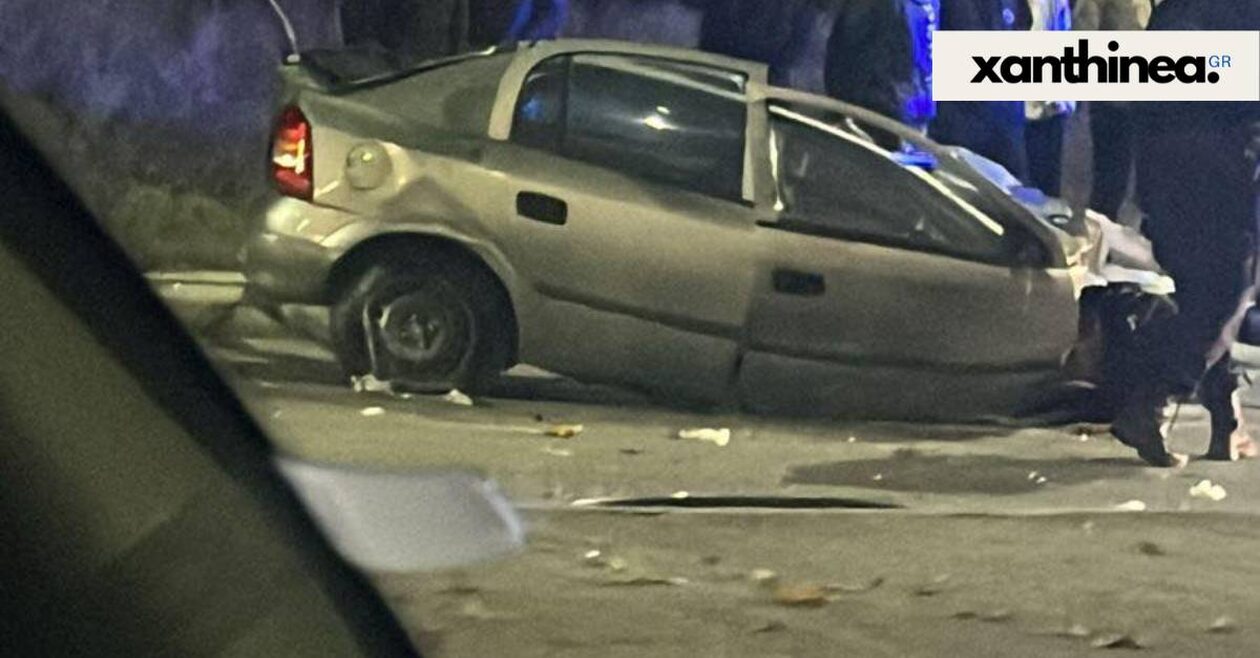 Τραγωδία στην Ξάνθη: Όχημα «καρφώθηκε» σε δέντρο – Ένας νεκρός, τρεις τραυματίες