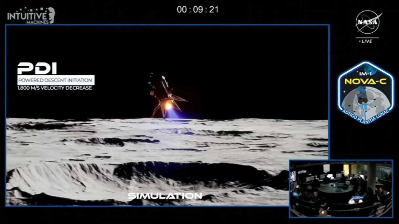 Από τη Γη στη Σελήνη μισό αιώνα μετά: Προσσεληνώθηκε το διαστημικό σκάφος Οδυσσέας (Βίντεο)