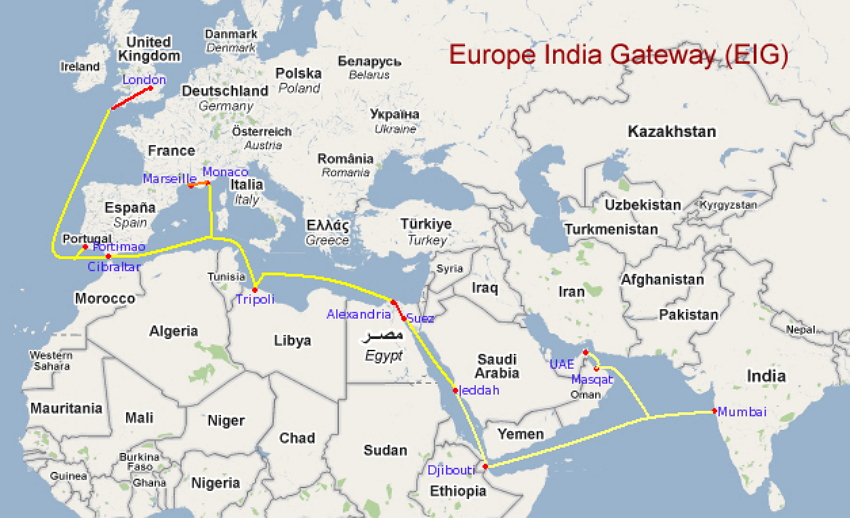 Χούθι: Κατέστρεψαν υποβρύχια καλώδια επικοινωνίας που συνδέουν την Ευρώπη με την Ασία