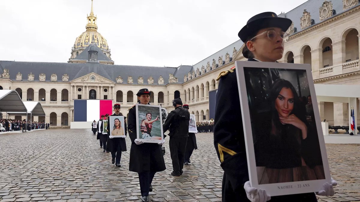 Παρίσι: Τελετή για τους 45 Γαλλοεβραίους - θύματα της Χαμάς
