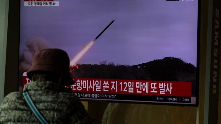 Νέα εκτόξευση πυραύλων κρουζ από τη Βόρεια Κορέα