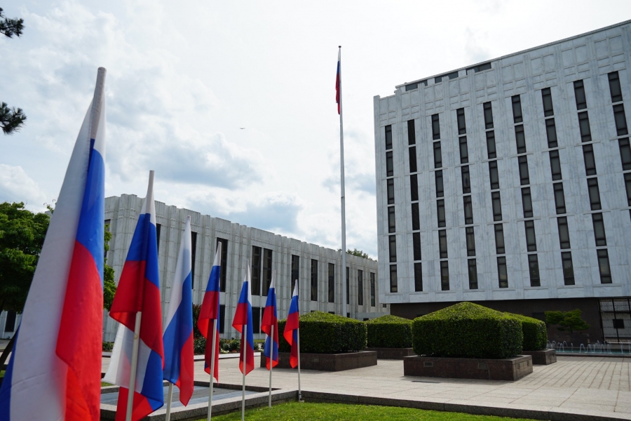 Η Ρωσία θα επιδώσει διαμαρτυρία στις ΗΠΑ για τον «αποκλεισμό» της εισόδου της πρεσβείας της εν μέσω της ψηφοφορίας αποδήμων