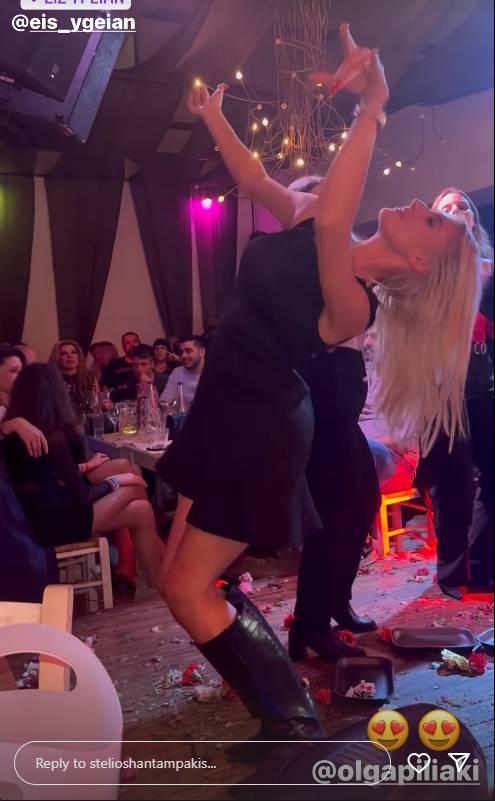 Όλγα Πηλιάκη: Χόρεψε εντυπωσιακό τσιφτετέλι - Δεν έπαιρνε τα μάτια του από πάνω της ο Χανταμπάκης