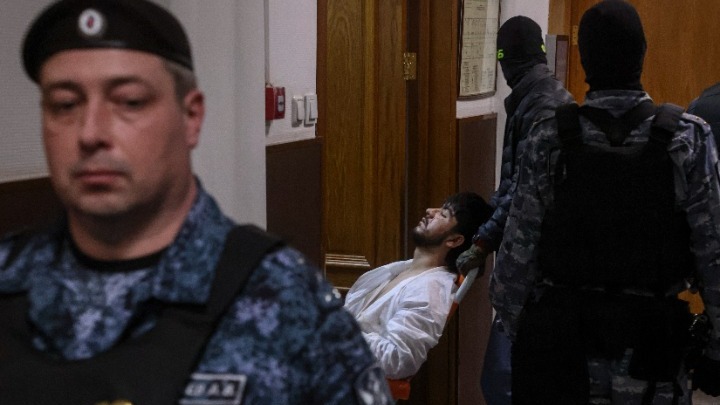 Ρωσία: Προφυλακίστηκαν οι τέσσερις φερόμενοι ως δράστες της τρομοκρατικής επίθεσης