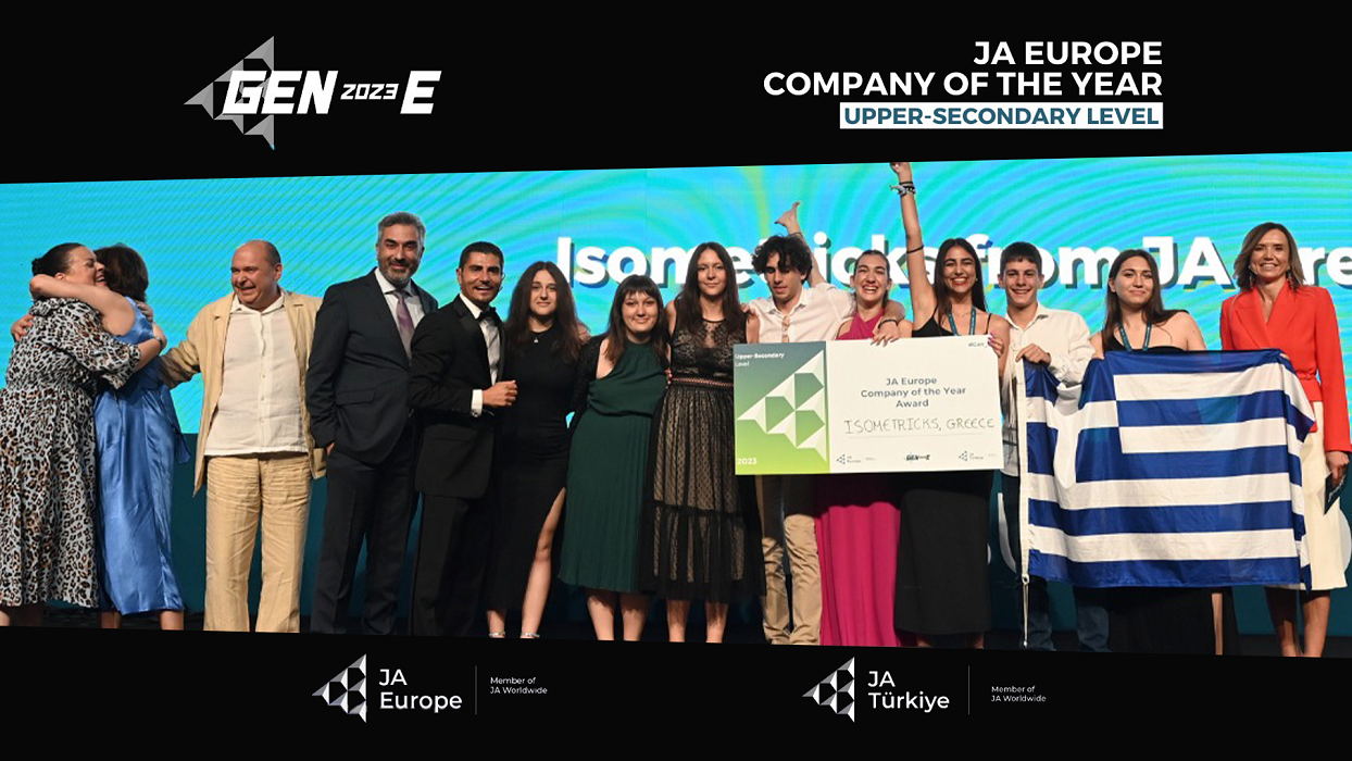 Η ελληνική μαθητική «startup» Isometricks εκπροσωπεί την Ευρώπη στον παγκόσμιο μαθητικό διαγωνισμό του Junior Achievement