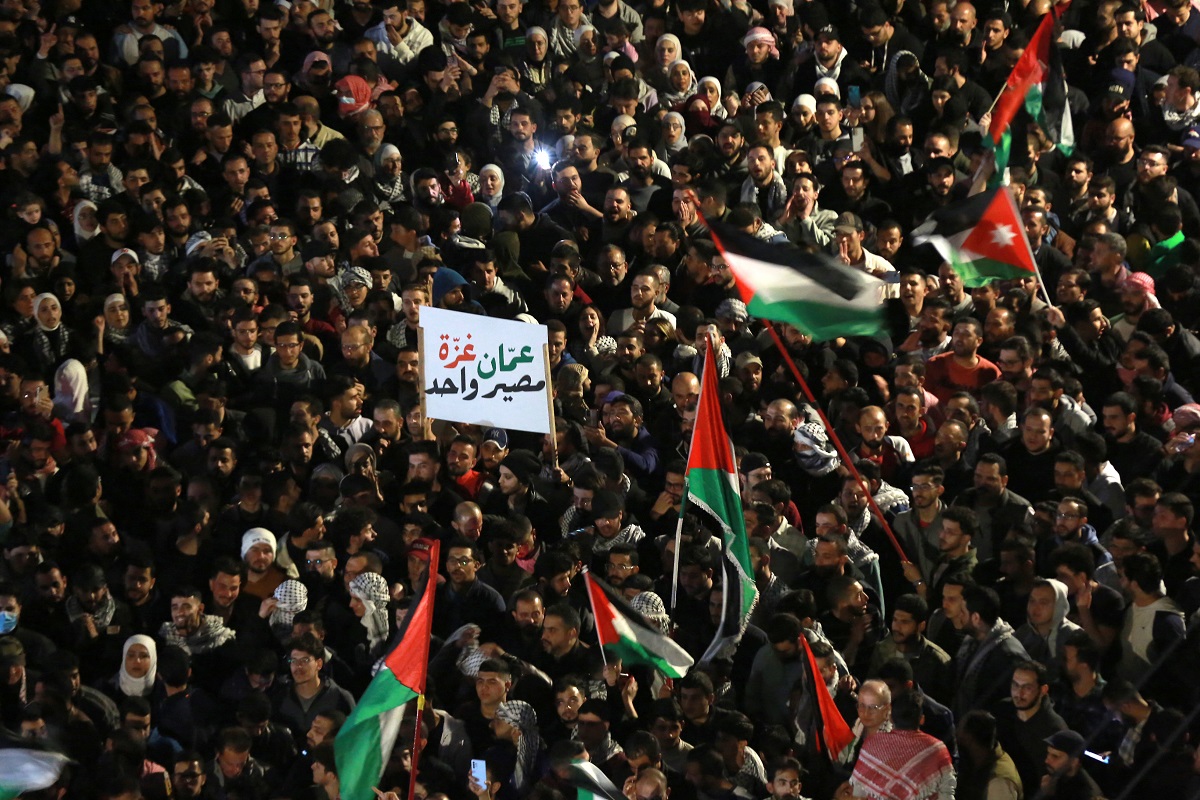 Ιορδανία: Διαδηλωτές αξίωσαν την ακύρωση της συνθήκης ειρήνης της χώρας με το Ισραήλ