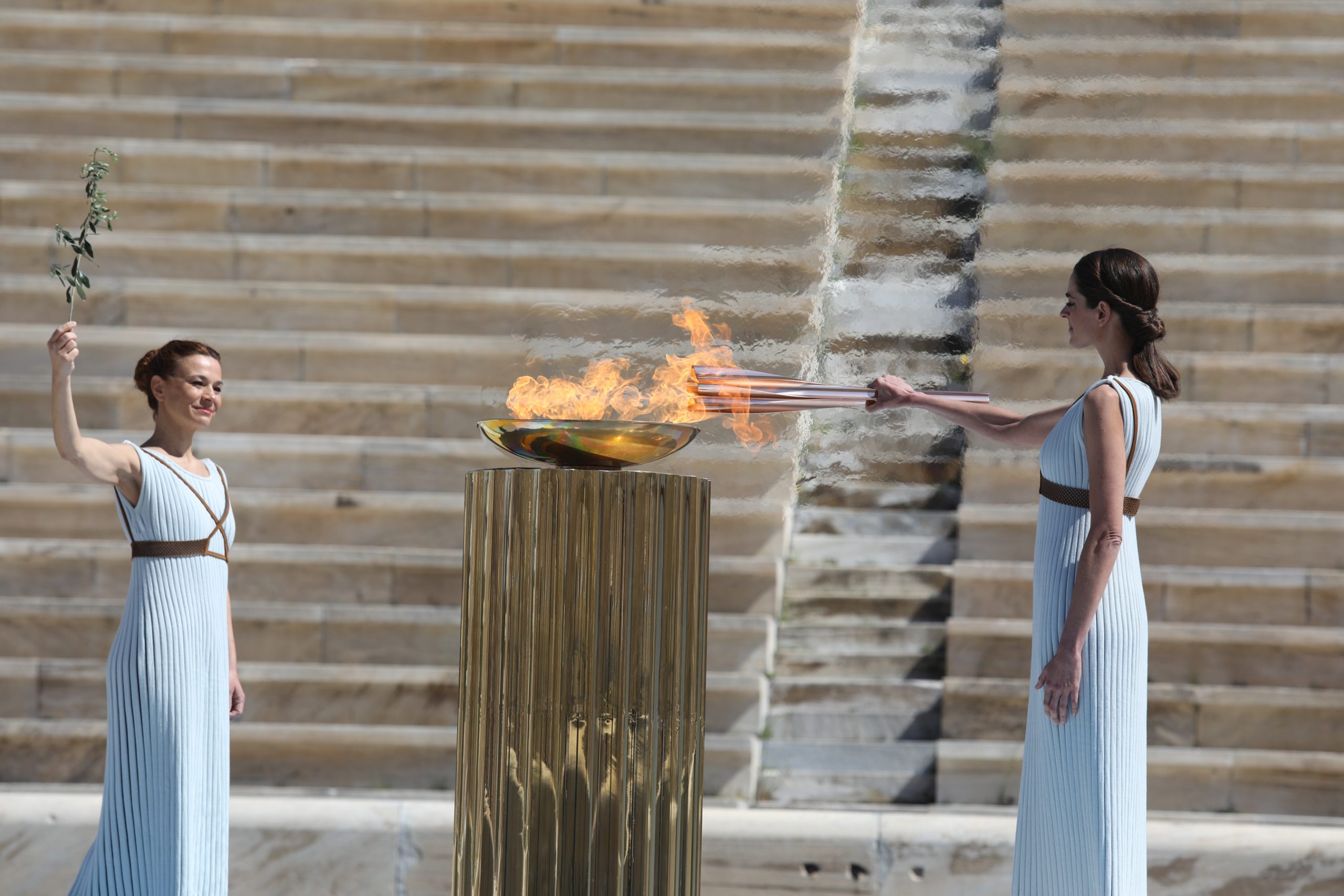 Ολυμπιακή Φλόγα: Όλα έτοιμα για την τελετή παράδοσης στο Καλλιμάρμαρο