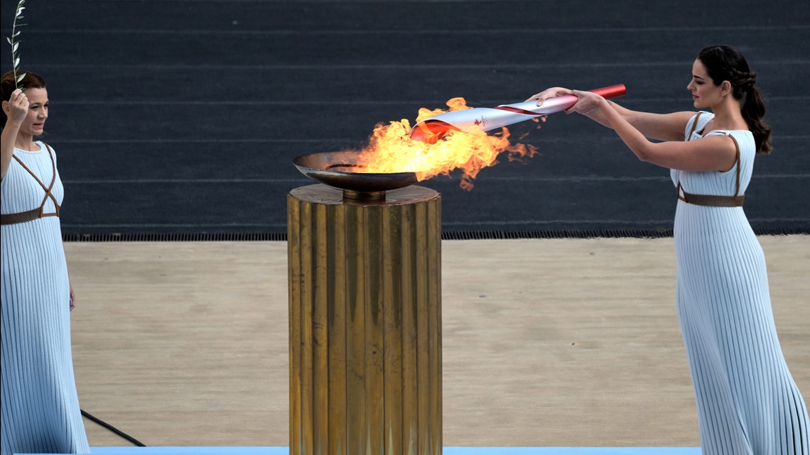 Γάλλοι αξιωματούχοι στην Ελλάδα, ενόψει της Τελετής της Αφής της Ολυμπιακής Φλόγας