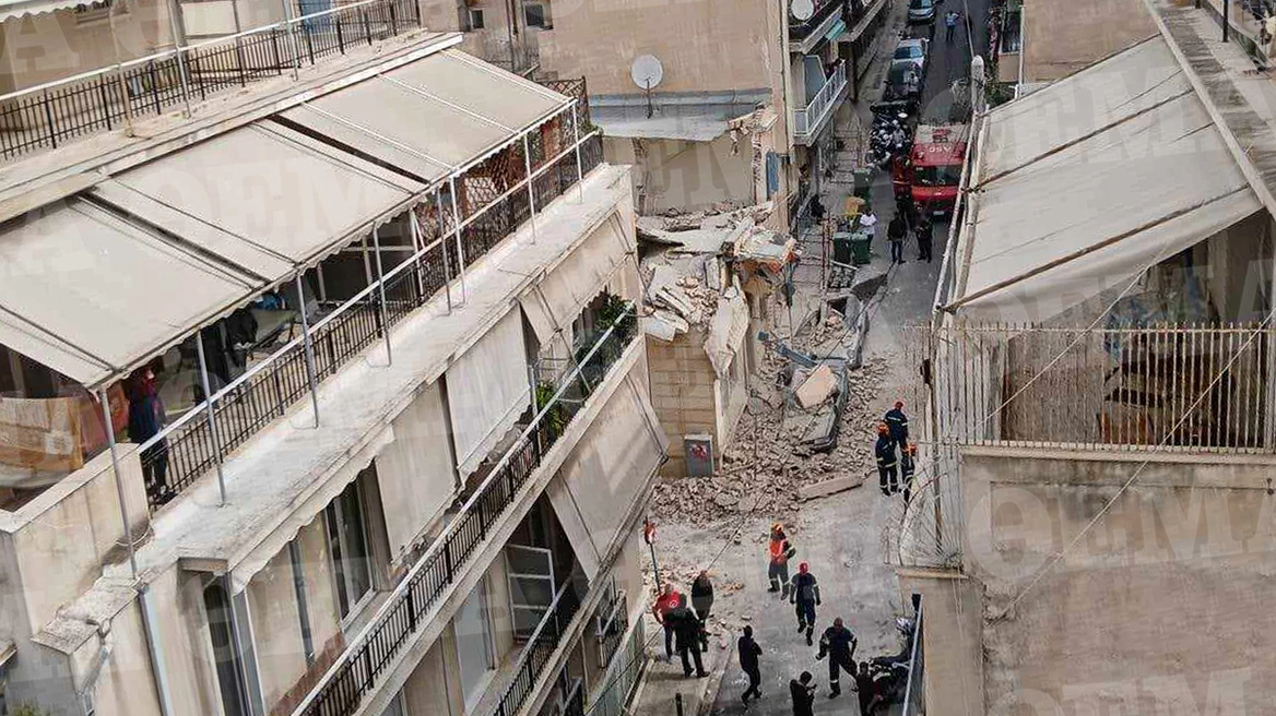Τραγωδία στον Πειραιά: Ένας νεκρός από την κατάρρευση τμήματος κτηρίου στο Πασαλιμάνι