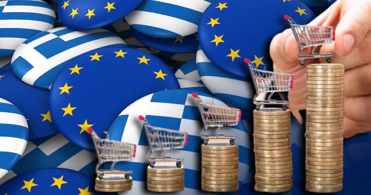 Eurostat: Στο 3,4% ο πληθωρισμός στην Ελλάδα τον Μάρτιο - Στο 2,4% στην Ευρωζώνη