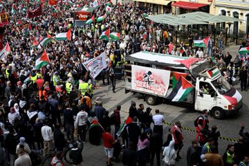 Eurovision 2024: Χιλιάδες διαδηλωτές στους δρόμους του Μάλμε κατά της συμμετοχής του Ισραήλ
