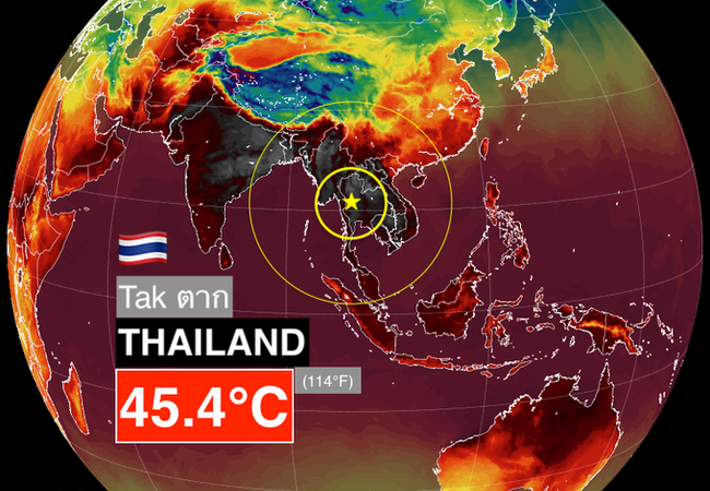 Ταϊλάνδη: 61 νεκροί εξαιτίας της ακραίας ζέστης από την αρχή της χρονιάς